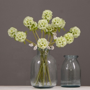 Sutra buatan kualitas tinggi benih Scabiosa untuk rumah pesta pernikahan dekorasi alat peraga fotografi - Product Image 1