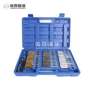 Hot Sale Outdoor .22.27.30.357.38 9Mm.40.45 Calibers Bronze Bore Brushes Universal Gun Cleaning Kit With Rod