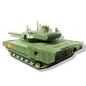 Use 3D printing to make prototypes, and use silicone mold vacuum casting to make small batches of tanks military models