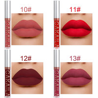 Vente en gros de 10 pièces dans un kit, rouge à lèvres liquide mat velouté de haute qualité, imperméable et longue durée, ensemble de gloss à lèvres