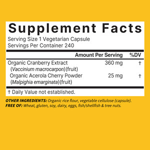 Factory Label ODM Cranberry Capsules Dietary <b>Supplement</b> Promote Immune System and Support <b>Detox</b> Health <b>for</b> Adult - Product Image 2