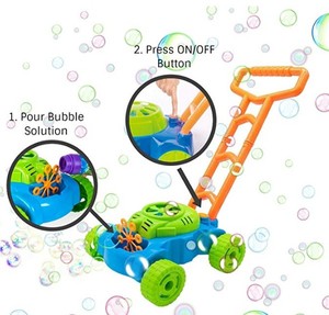 Lawn Mower Automatic <b>Bubble</b> Maker Blower Machine With <b>Bubbles</b> Blowing Push Toys for <b>Kids</b> - Product Image 6