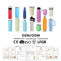 Vente directe usine – Gourde isotherme multi-usage en acier inoxydable pour voyage et camping, avec logo personnalisé, 40 oz, avec paille