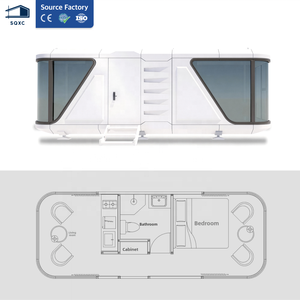 SQXC Casa Contenedor Prefabricada Moderna de Lujo de 40 pies con Cocina, Baño y Apartamento Tipo Hotel - Product Image 2