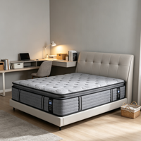 Matelas hybride orthopédique à ressorts ensachés et mousse à mémoire de forme, format Queen et King Size, compressé et emballé en rouleau, directement de l'usine en Nouvelle-Zélande