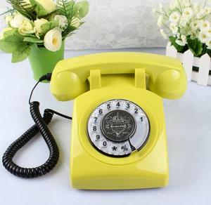 Phong Cách Cũ Fashioned Rotary Quay Ghi Chép Điện Thoại Quay Số - Product Image 2