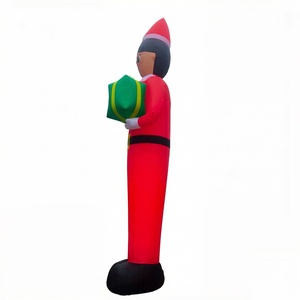 Elfe de Noël gonflable géant de 20 pieds, avec LED intégrées, pour la décoration de la cour, du jardin et de la pelouse - Product Image 2