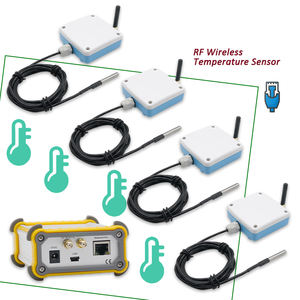 4 juegos de Monitor de temperatura inalámbrico IoT Industrial, registrador de datos, monitoreo de temperatura inalámbrico, registro de temperatura remoto - Product Image 1