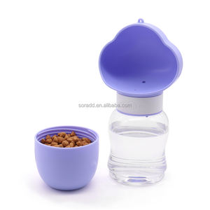 Köpek su şişesi uygun köpek sızdırmaz yavru köpek gıda konteyner ile su kasesi Pet su şişesi yürüyüş batonu seyahat - Product Image 2