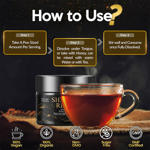 Suplemento dietético de pasta de resina Shilajit negra del Himalaya pura 100% con suplemento mineral de ácido fúlvico 80% para adultos - Product Image 4