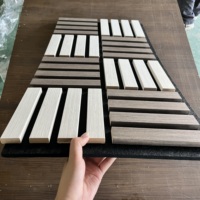 Nouveauté : Panneau acoustique décoratif en MDF sur mesure, forme spéciale, insonorisant, pour maison contemporaine