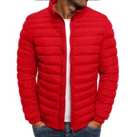 Veste d'hiver décontractée pour homme ODM, couleur unie, col montant, fermeture éclair, finition soignée