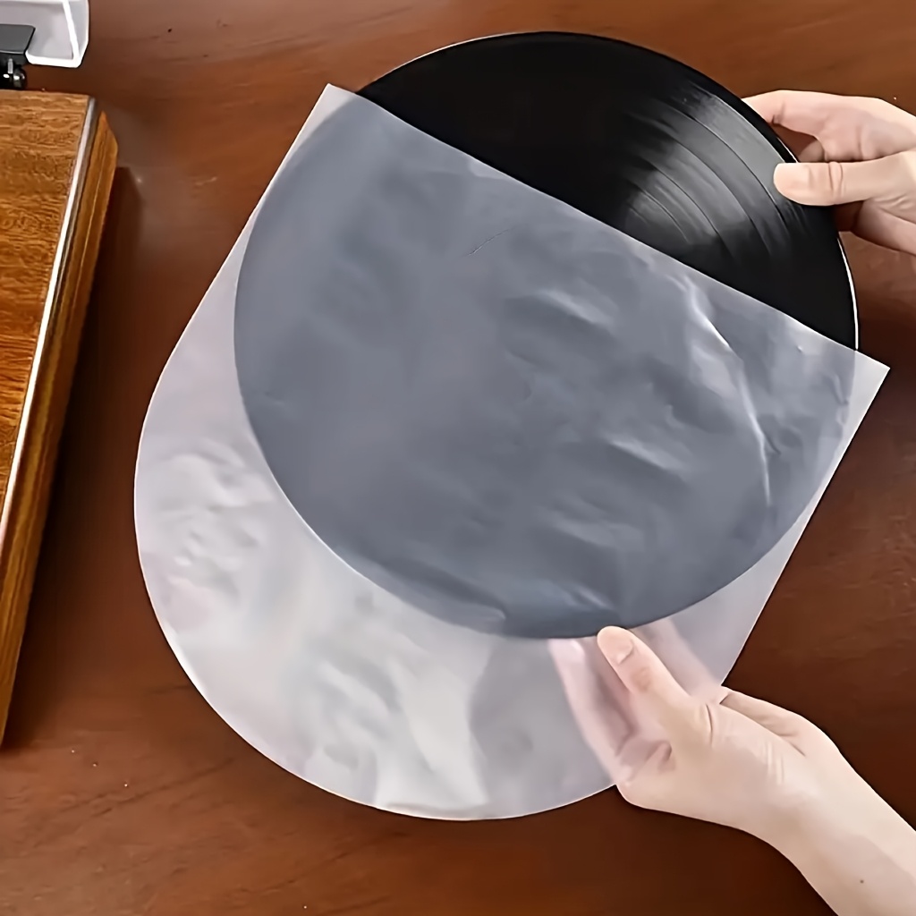 Прочный CD DVD Защитная изогнутая внутренняя сумка Антистатические круглые рукава для записи
