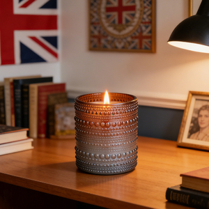 Candela Profumata in Paraffina in Barattolo di Vetro Rotondo, Fatta a Mano per Decorazione Casa, Uso Festivo e Matrimoniale, per Interni - Product Image 5