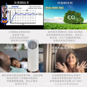 Air Source Heat Pump Water <b>Heater</b> 160L 500L Storage Type Electric Stainless Steel High <b>Efficiency</b> Eco Friendly - Product Image 3