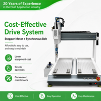 Distributeur automatique de colle CNC à 4 axes certifié CE, double axe Y, pour PCB, résine époxy UV et adhésif thermofusible