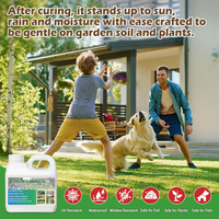 Colle à gravier écologique non toxique, sans danger pour les animaux, 2 KG, stabilisateur de gravier pour aménagement paysager, pour écorces et copeaux de bois