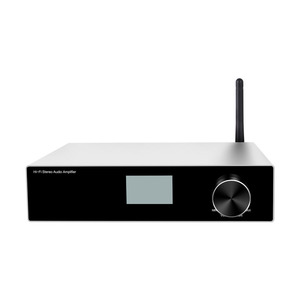 Amplificateur audio sans fil en alliage d'aluminium 100W, récepteur stéréo HiFi, WiFi double bande, <span class=keywords><strong>Airplay</strong></span> <span class=keywords><strong>2</strong></span>, amplificateur de diffusion musicale multiroom - Product Image 5