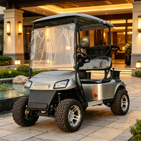 Supplier Cina, Mobil Golf Listrik 2 Kursi dengan Panel Surya Ramah Lingkungan untuk Ekspor Afrika, Mobil Golf Listrik 2 Kursi