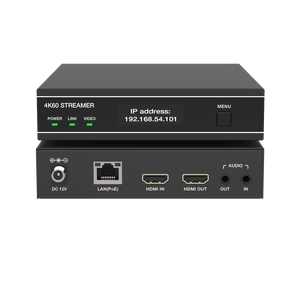 Encodeur HDMI H.265 H.264 <span class=keywords><strong>HEVC</strong></span> 4K60 AV sur IP, Encodeur de streaming multimédia IPTV, Encodeur de streaming en direct RTMP RTMPS - Product Image 4