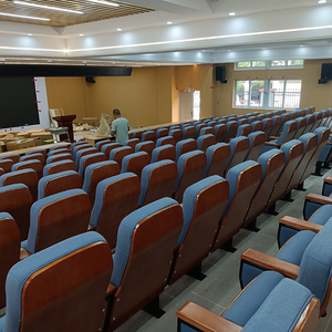 Promoción del fabricante Asientos de auditorio universitario con tablero de escritura Estudio de teatro Sillas de sala de música Asientos de cine - Product Image 2