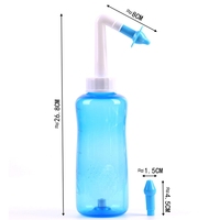 Bouteille de lavage nasal, flacon de rinçage nasal, kit de lavage nasal Neilmed Sinus Rinse pour le soulagement des sinus, dilatateurs nasaux