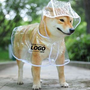 Transparent <b>Dog</b> Raincoat, <b>Waterproof</b> Pet Rain Poncho for <b>Dogs</b> and Cats, Lightweight Hooded Pet <b>Jacket</b> Wholesale Promotional Gift - Product Image 1