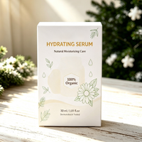 Boîtes cosmétiques en carton blanc imprimées sur mesure, directement de l'usine, pour les soins de la peau et le maquillage, réutilisables, tailles et épaisseurs personnalisées