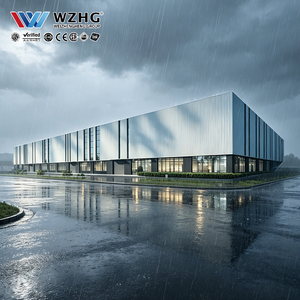Estructura de Acero Prefabricada Comercial para Plantas Industriales, Estructura de Acero con Viga en H de Sección Pesada, Almacén Personalizado - Product Image 1