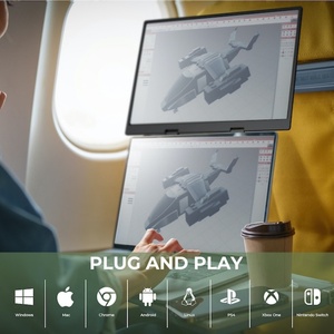 Portable Double Moniteur Flexible 15.6 Pouces IPS Panneau Pliable pour Ordinateur Portable Type C Interface Triple Moniteur Option - Product Image 6