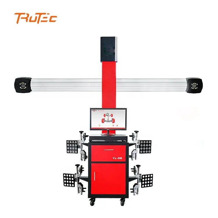 Offres Spéciales équilibrage des roues machine prix 4 machine de l'alignement des roues 3d de géométrie pour l'équipement du véhicule