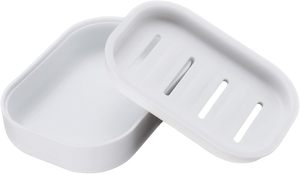 Factory Supply Wall-Mounted Soap Box with Drain Storage <b>Rack</b> Single Tier Cross-Border Bathroom Living Room Injection Technics - Product Image 4