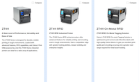 Imprimante thermique de codes-barres Zebra ZT411 RFID d'origine 203dpi 300dpi 600dpi