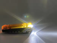 Lampe de signalisation LED ambre à bandoulière, nouveau design, clignotante, pour avertissement extérieur - Vente en gros
