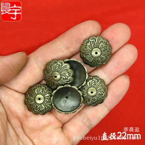 Chengyu M1208 - Remache Decorativo Floral de 22 mm, Aleación de Zinc, Bronce Antiguo, para Puerta, Sofá, Muebles - Product Image 3