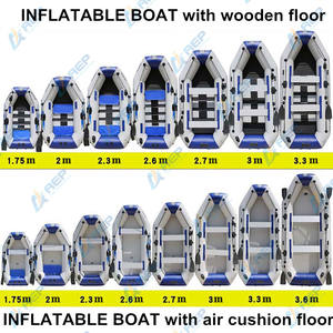 Bote inflable para Rafting y pesca, 2,3 M, 2 plus, 1 persona, con remos + Soporte para Motor - Product Image 6