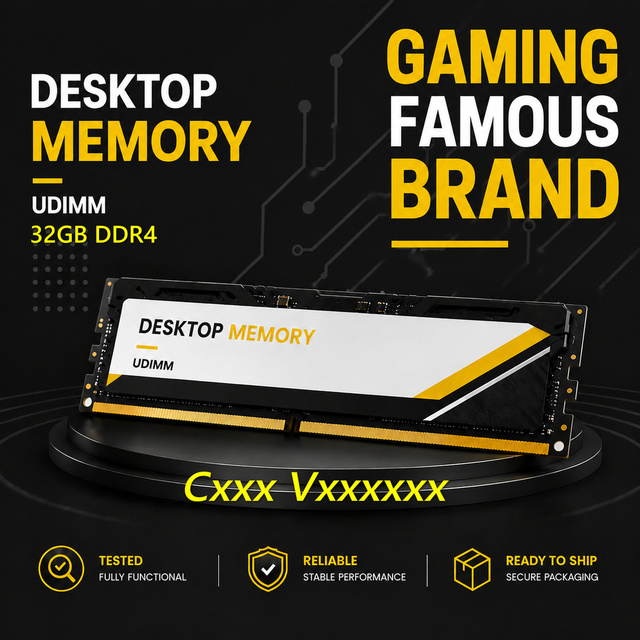 Used for C V  DDR4 RAM 32GB (2x16GB) 3200MHz XMP Memory Desktop Gaming ram Stick