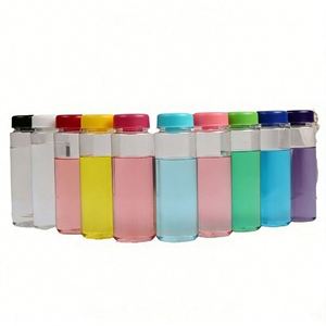 Bouteille d'eau en plastique transparente personnalisée avec logo, design unique, pour la publicité, la promotion, les boissons, les jus, les cadeaux - Product Image 4