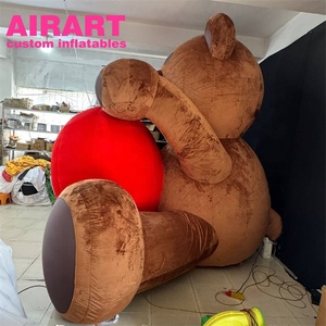 Orsacchiotto di peluche gigante per adulti per la decorazione dell'anniversario di matrimonio con Logo personalizzabile - Product Image 6