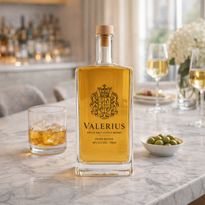 Botella de Vidrio Cuadrada de Lujo de 530 ml, Supertransparente, con Corcho, Logotipo Personalizado, Embalaje en Aerosol, Color Personalizado, para Licores, Whisky, <span class=keywords><strong>Vodka</strong></span>, Venta al por Mayor - Product Image 3