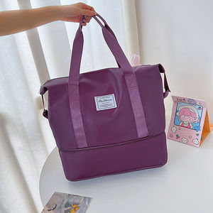 Sac de sport léger Weekender Sports Activities Tote Gymnasium Bag Shoulder Bag for Ladies Waterproof (Burgundy) - Product Image 1