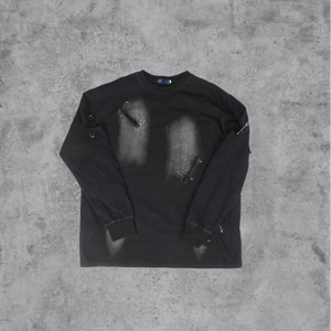 Sudadera con Capucha de Moda Urbana Personalizada al por Mayor para Hombre, 100% Algodón, Sudadera Holgada de Felpa Lavada - Product Image 4