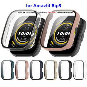 Protector de Pantalla de Vidrio Templado Rígido para Reloj <span class=keywords><strong>Amazfit</strong></span> <span class=keywords><strong>Bip</strong></span> 5 Unity, Funda para Reloj Inteligente <span class=keywords><strong>Amazfit</strong></span> Bip6 Bip3 Bip5 - Product Image 3