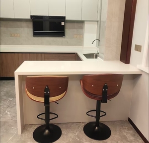 <span class=keywords><strong>Tabouret</strong></span> de bar moderne avec revêtement en cuir Nappa pour îlot de cuisine, comptoir, pub, restaurant - Product Image 2