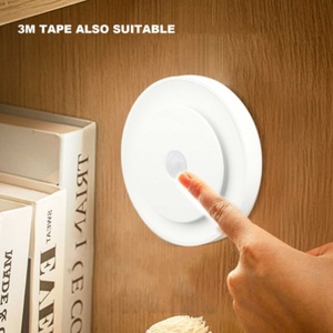 Lampe d'escalier à piles 3*AAA, petite lampe LED avec détecteur de mouvement, lumière nocturne pour éclairage intérieur - Product Image 6