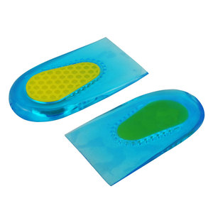 Almohadilla <span class=keywords><strong>de</strong></span> medio talón para aliviar el <span class=keywords><strong>dolor</strong></span> <span class=keywords><strong>de</strong></span> talón, suave y cómodo, para deportes, alveolar, absorción <span class=keywords><strong>de</strong></span> impacto - Product Image 1