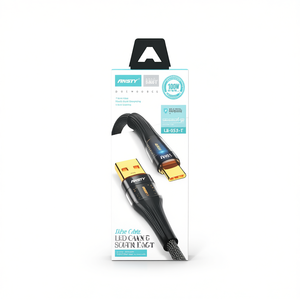 Cable de Datos Tipo C Ansty, Carga Rápida de 100W, Luz LED, S-053-T - Product Image 2