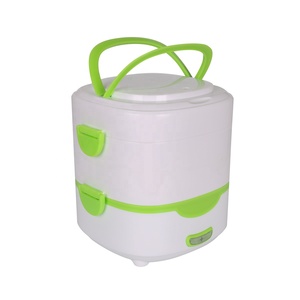 Electric lunch box 2 in 1 portable food warmer for car, truck, work, home food grade stainless steel heated lunch box