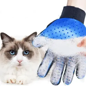 De gros cheveux applicateur ensemble gants-Gants anti-poils d'animaux, brosse pour enlever les poils de chat, accessoire de toilettage, 1 paire, meilleures ventes