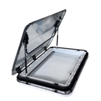 MAYGOOD 960X650mm Double Acrylique RV Led Skylight Cadre Aluminium Caravane Toit Fenêtre Skylight